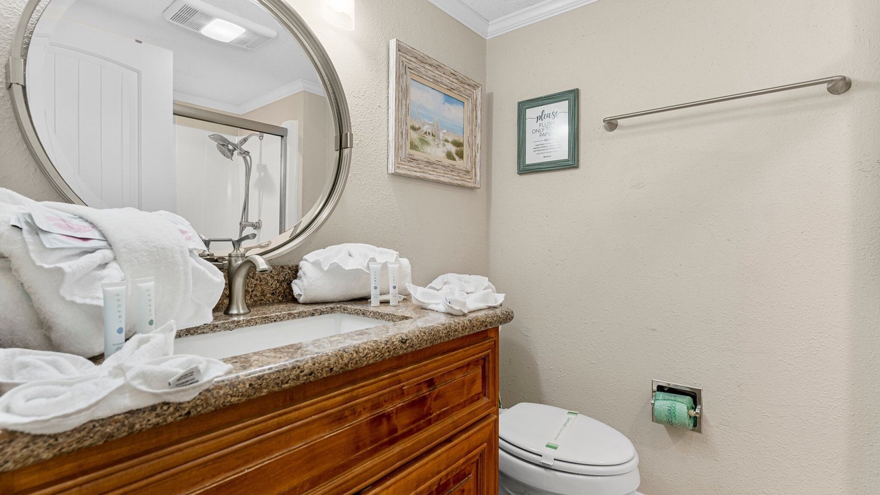 Photo of Bathroom in Gulf Lagoon Beach