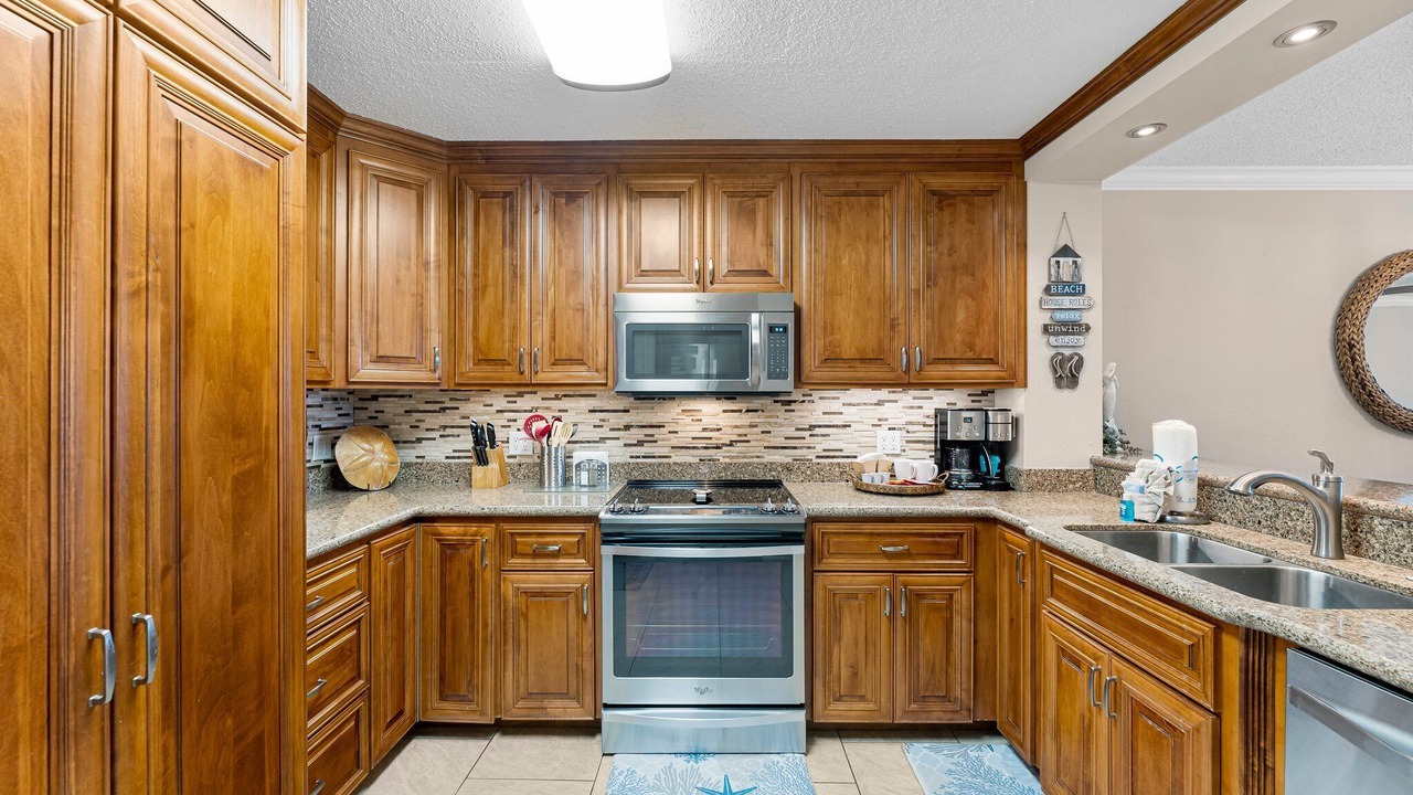 Photo of Kitchen in Gulf Lagoon Beach