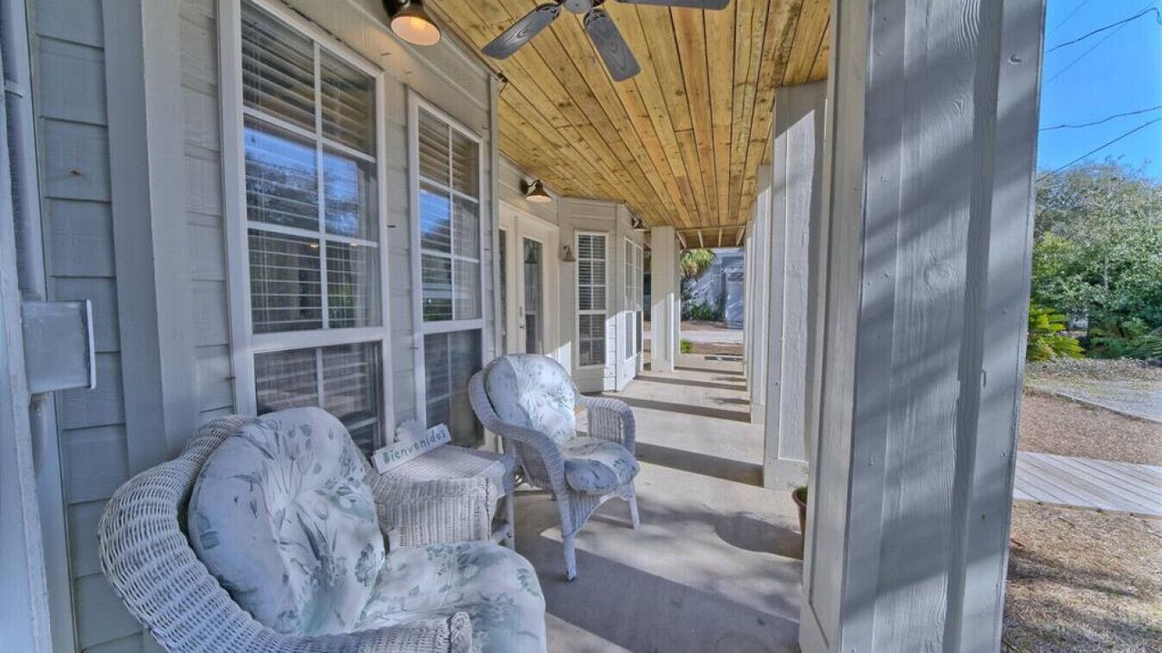 Photo of Patio Balcony in Watercolor