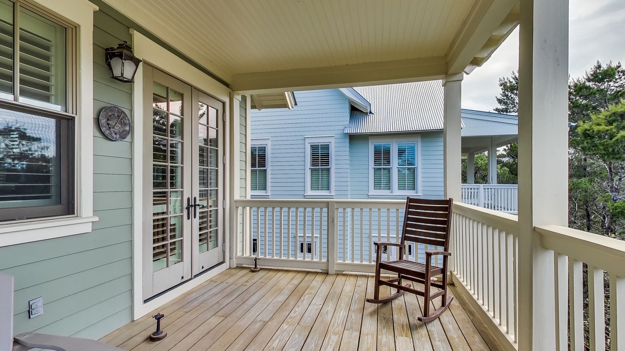 Photo of Patio Balcony in Watercolor