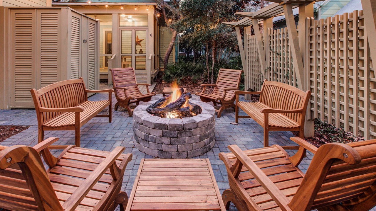 Photo of Patio Balcony in Watercolor