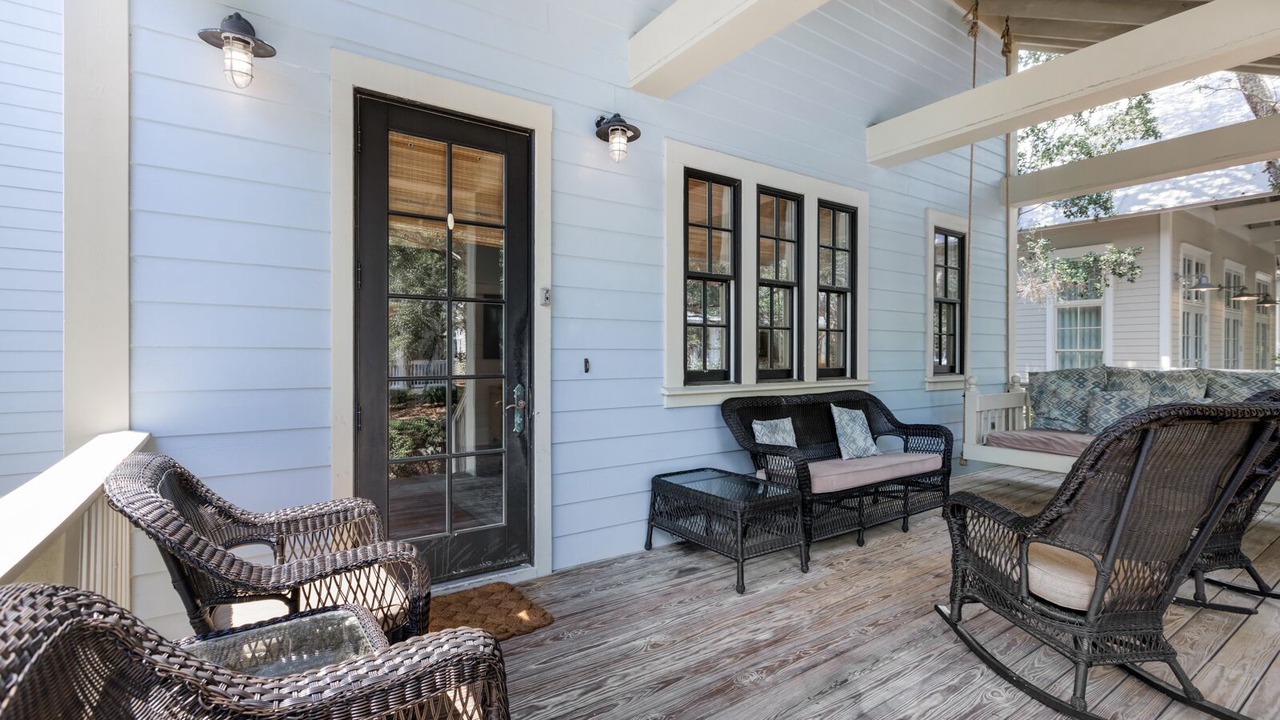 Photo of Patio Balcony in Watercolor