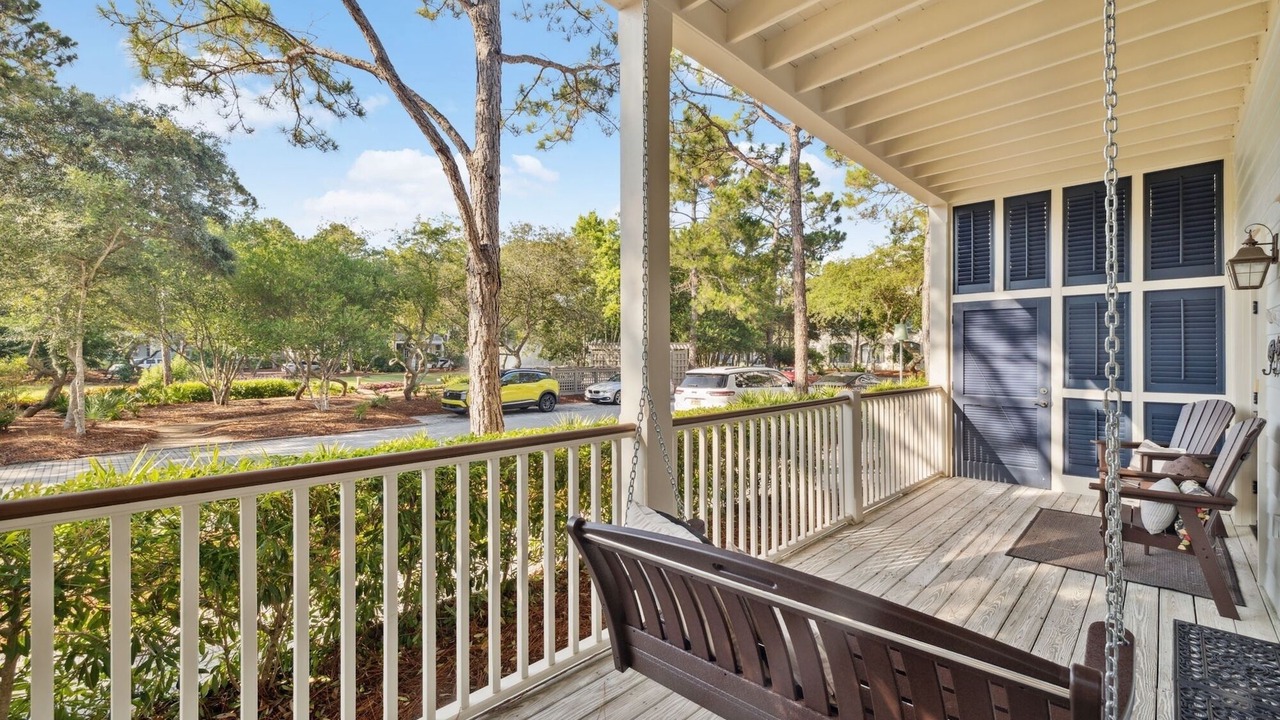 Photo of Patio Balcony in Watercolor