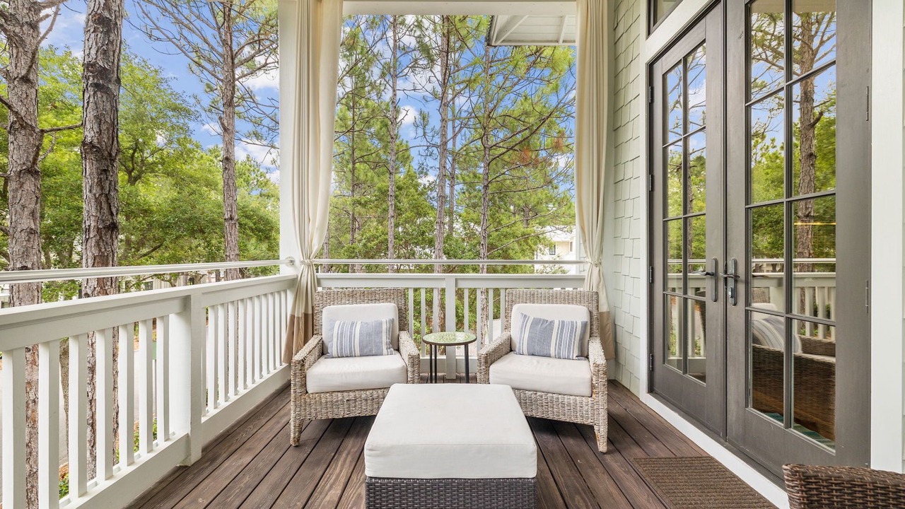 Photo of Patio Balcony in Watercolor