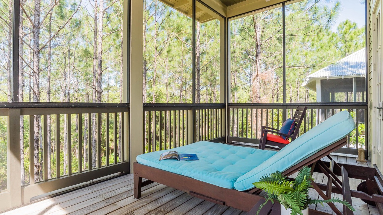 Photo of Patio Balcony in Watercolor