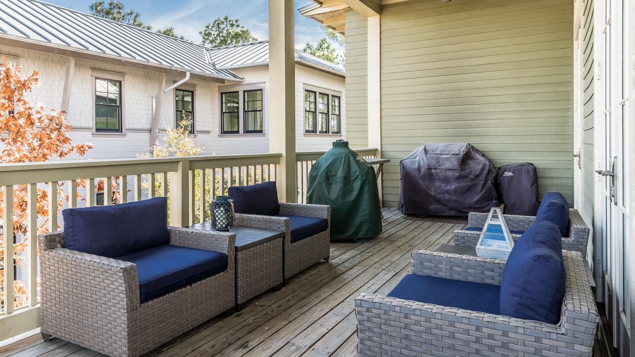 Photo of Patio Balcony in Watercolor
