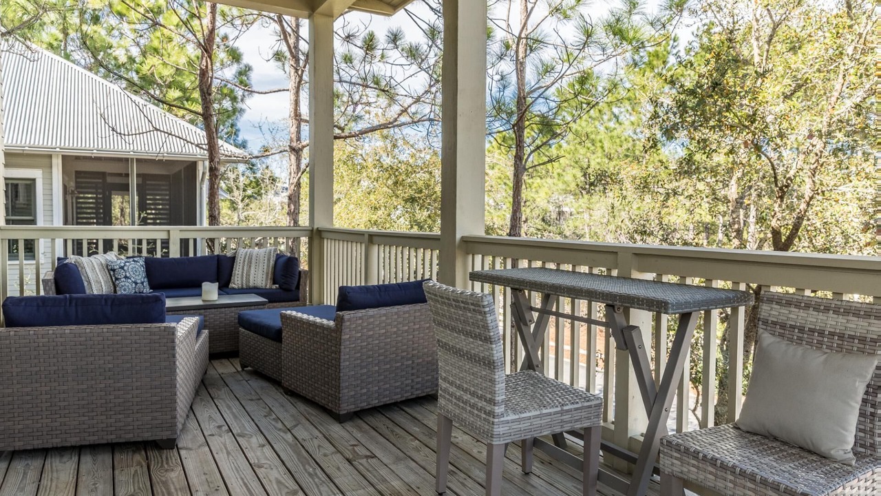 Photo of Patio Balcony in Watercolor
