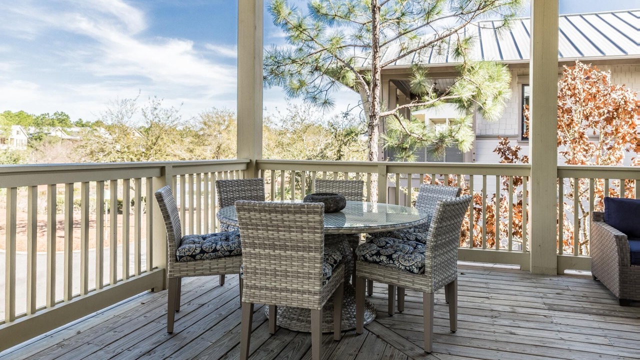 Photo of Patio Balcony in Watercolor
