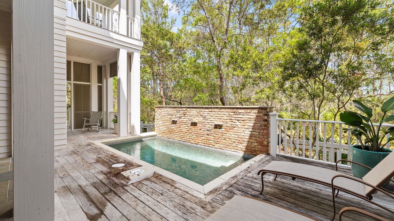 Photo of Patio Balcony in Watercolor