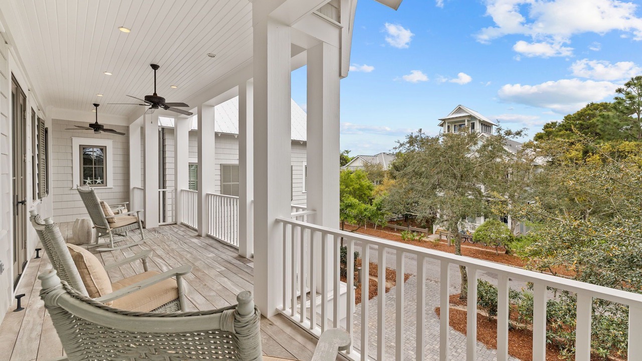 Photo of Patio Balcony in Watercolor
