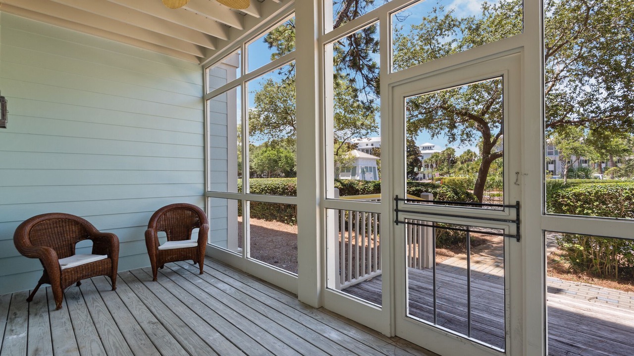 Photo of Patio Balcony in Watercolor