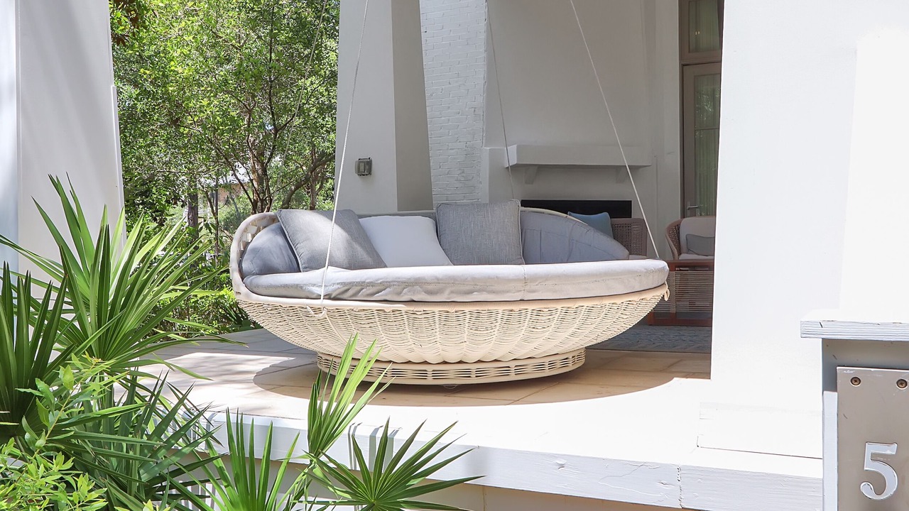 Photo of Patio Balcony in Watercolor