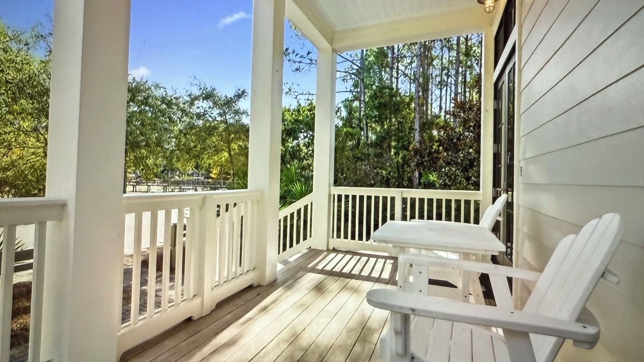 Photo of Patio Balcony in Watercolor