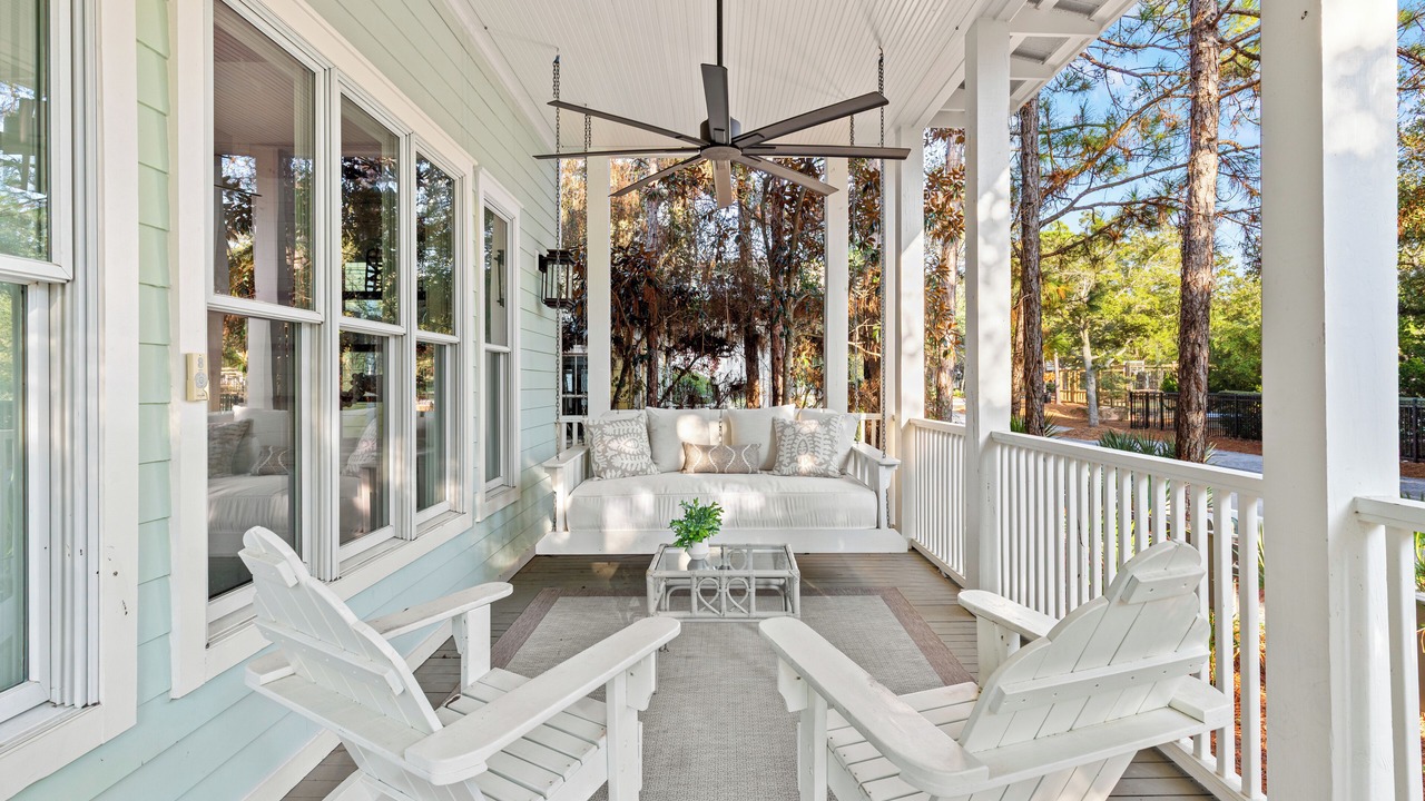 Photo of Patio Balcony in Watercolor