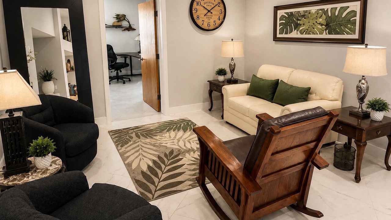 Photo of Livingroom in Town and River