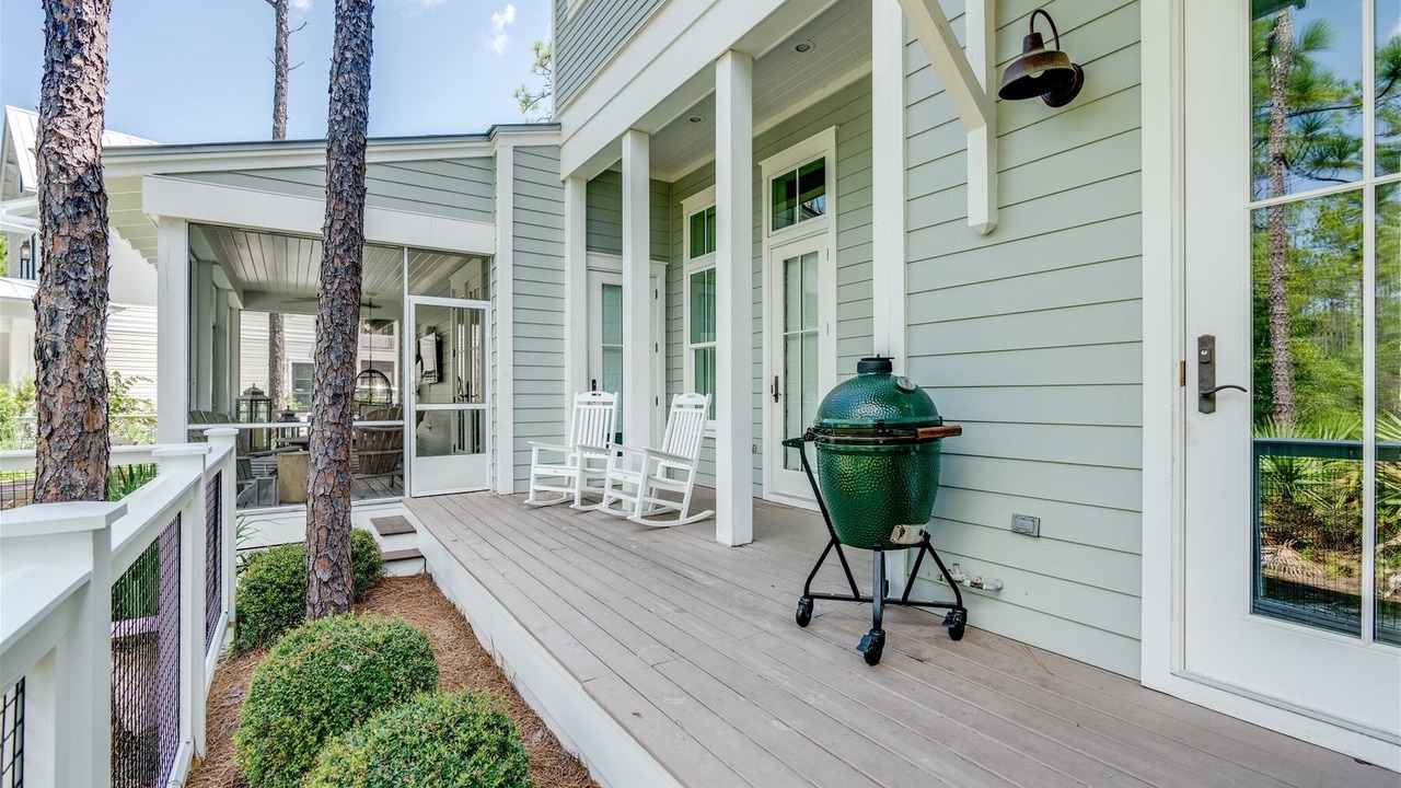 Photo of Patio Balcony in Watercolor