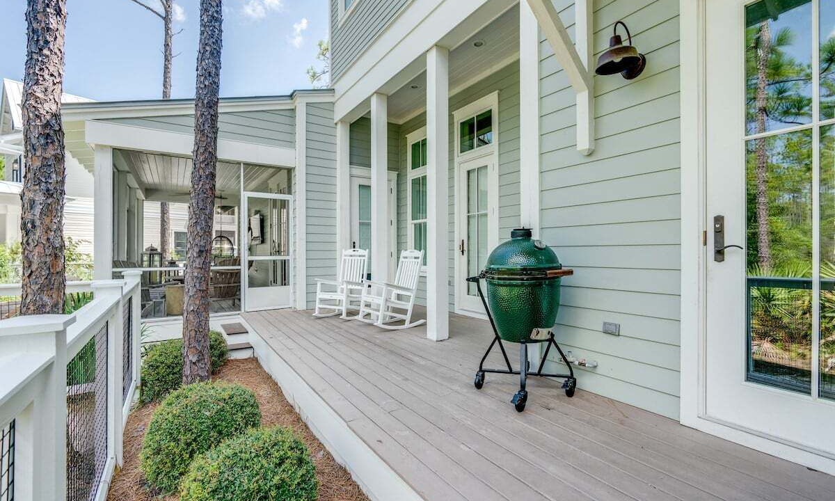 Photo of Patio Balcony in Watercolor
