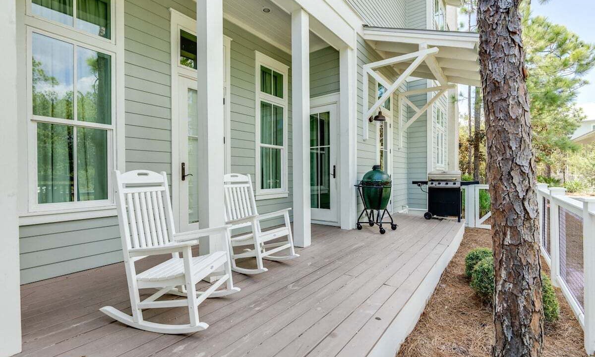 Photo of Patio Balcony in Watercolor