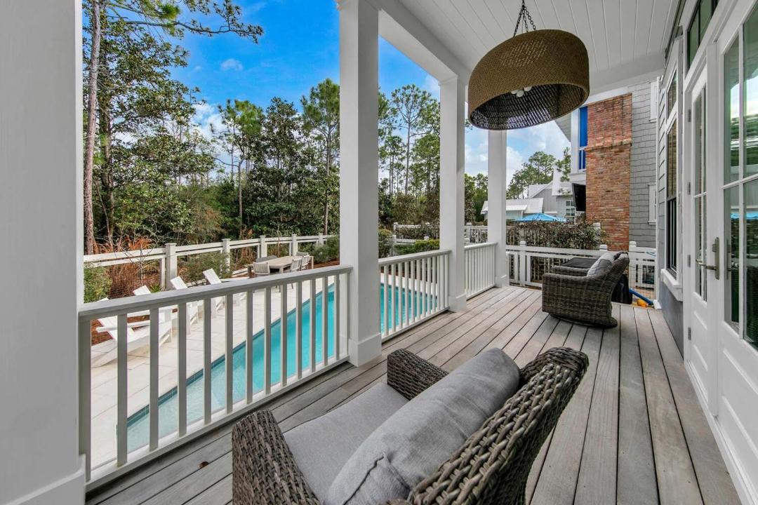 Photo of Patio Balcony in Watercolor