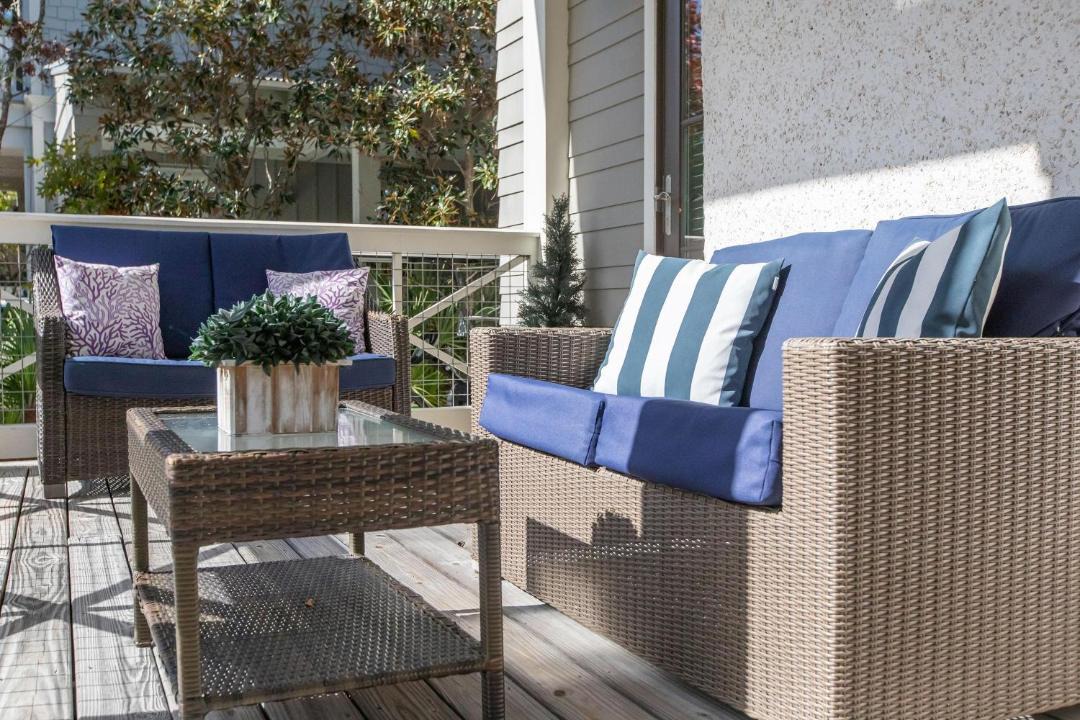 Photo of Patio Balcony in Watercolor