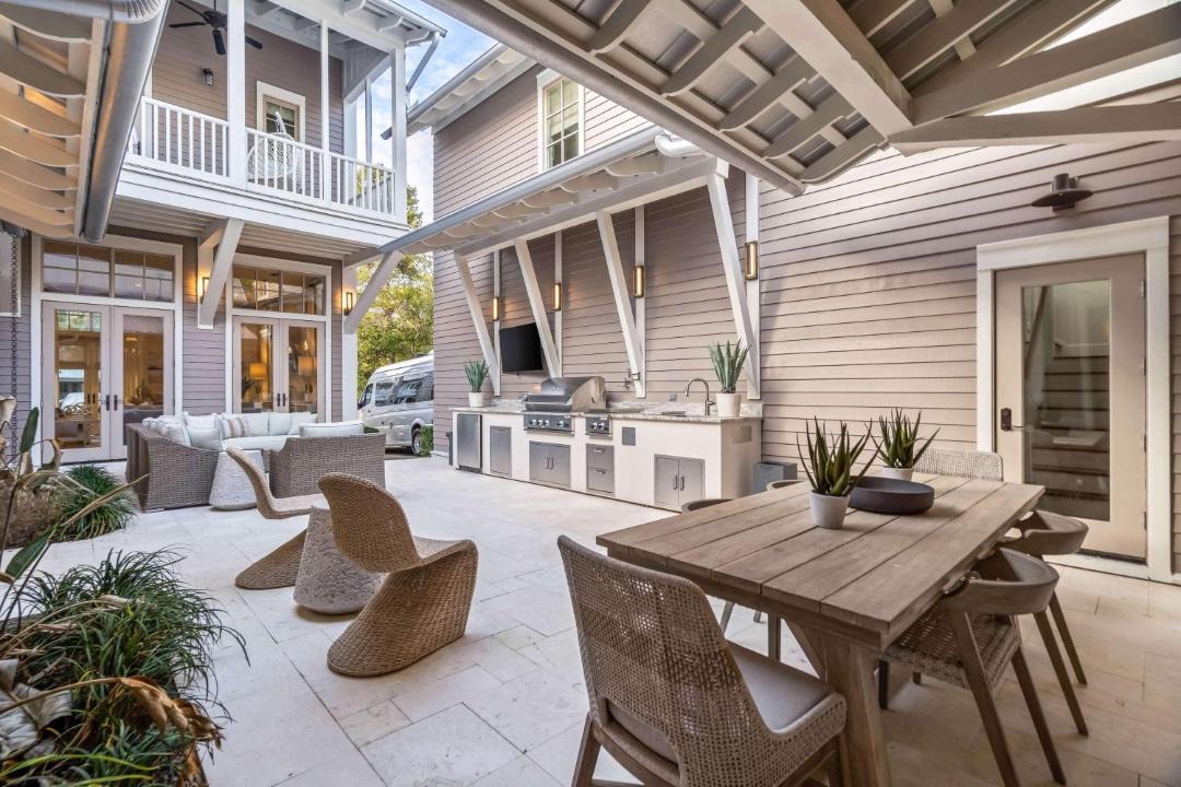 Photo of Patio Balcony in Watercolor