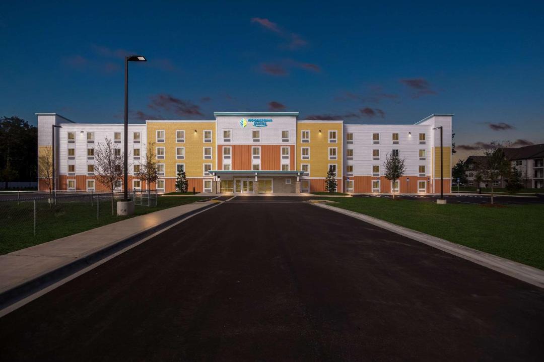 Photo of Buildings in Pine Forest