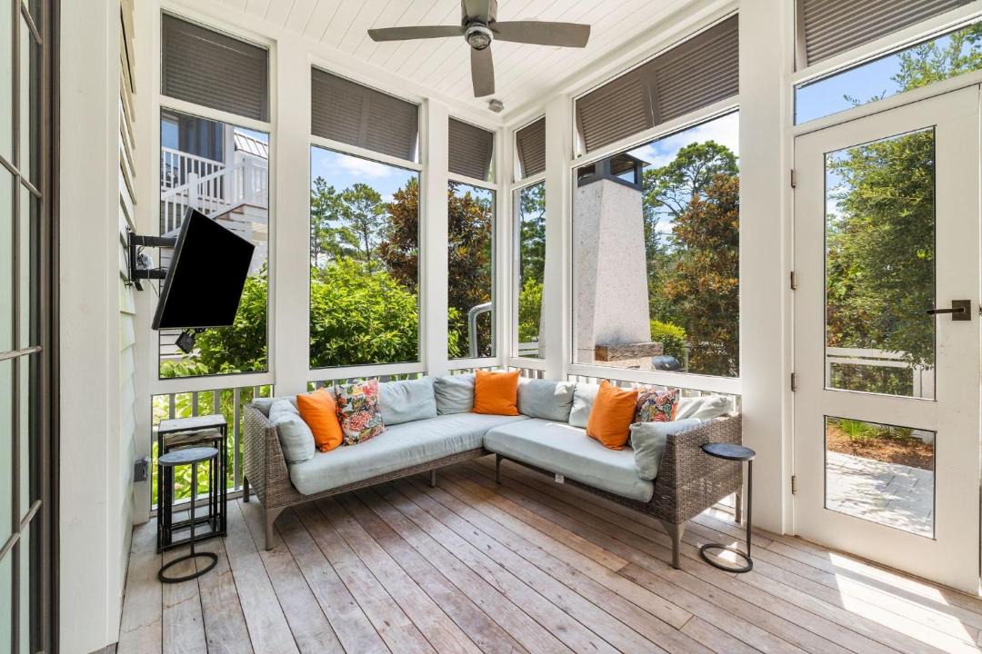 Photo of Patio Balcony in Watercolor