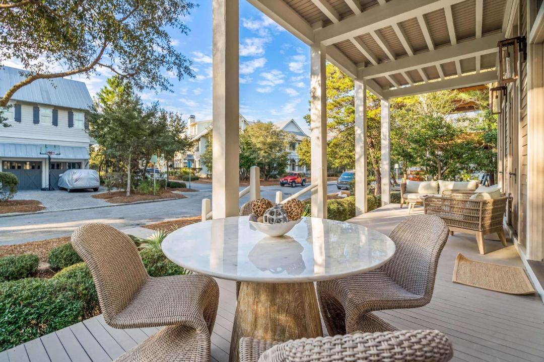 Photo of Patio Balcony in Watercolor