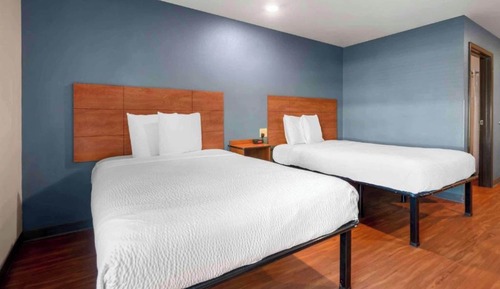Room, 2 Double Beds, Non Smoking, Kitchen