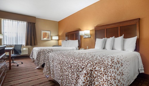 Standard Room, 2 Queen Beds, Non Smoking, Refrigerator & Microwave