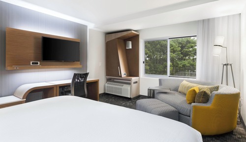 Room, 1 King Bed with Sofa bed, Accessible Bathtub