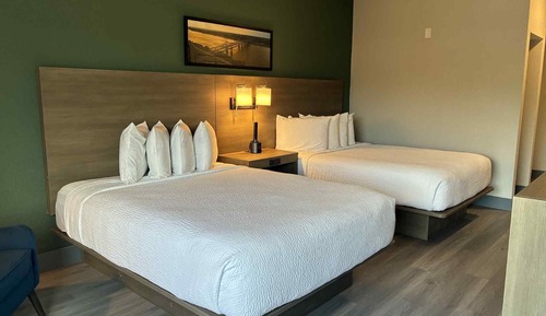 Double Room, 2 Queen Beds, Non Smoking
