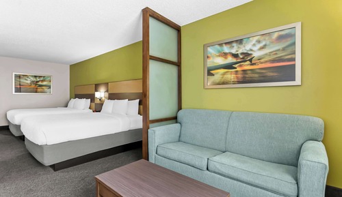 Suite, 2 Queen Beds, Non Smoking, Refrigerator & Microwave (with Sofabed)