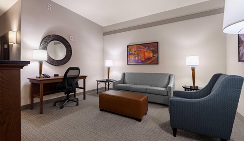 Suite, 1 King Bed with Sofa bed (Oversized, Sofa Sleeper, 2 Rooms)