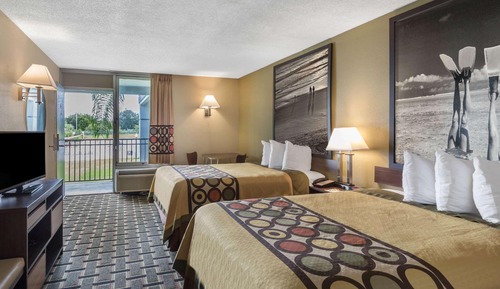 Deluxe Room, 2 Double Beds, Smoking