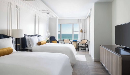 Club Room, 2 Double Beds, Ocean View