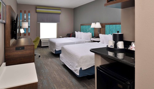Room, 2 Queen Beds, Refrigerator & Microwave