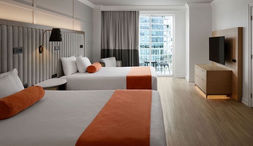 Standard Suite, 2 Queen Beds, Mobility Accessible, City View