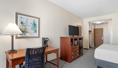Standard Room, 1 King Bed, Non Smoking, Refrigerator & Microwave
