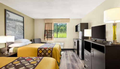 Room, 2 Double Beds, Mobility Accessible Room, Bathtub w/ Grab Bars, Non-Smoking