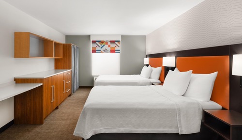 Studio, 2 Queen Beds, Accessible (Hearing)