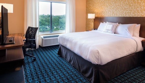 Room, 1 King Bed, Roll-in Shower