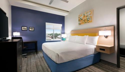 1 King Bed, Mobility Accessible Room with Roll-In Shower, Non-Smoking
