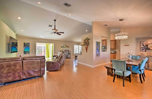 Marco Island Cottage | House w/Heated Pool & Grill - Walk to Beach!