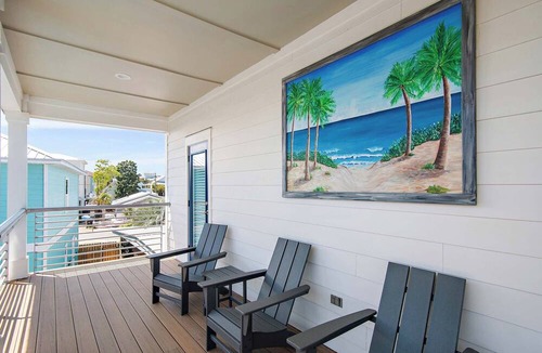 Frangista Beach House | Beach🏖️Service! Rooftop Deck-Private Pool-LSV (Golf Cart)-Bikes🚲-8BR Palm Paradi