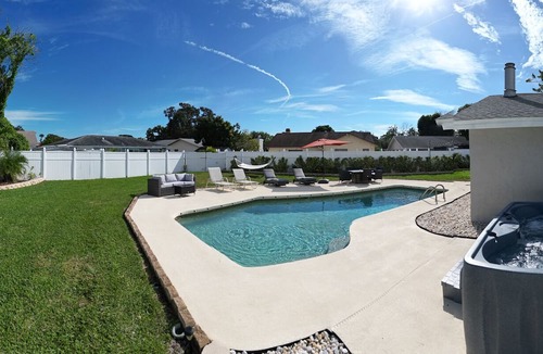 St. Petersburg House | Pool home, hot tub + huge fenced yard - family friendly!