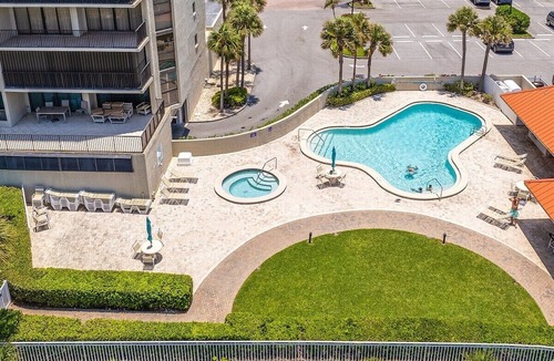 Sand Key Condo | Lighthouse Towers 602 - 2Bed/2Bath Beachfront Condo with Pool in Clearwater Beach
