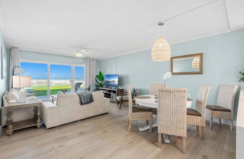 Satellite Beach Condo | Oceanfront Ground-Floor Getaway with Pool & Beach Access ☀️