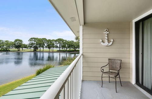Sandestin Condo | 2BR Lakefront Beach Villa w/6-Seat GOLF CART! Near Pool, Wharf, Tram, Beach.