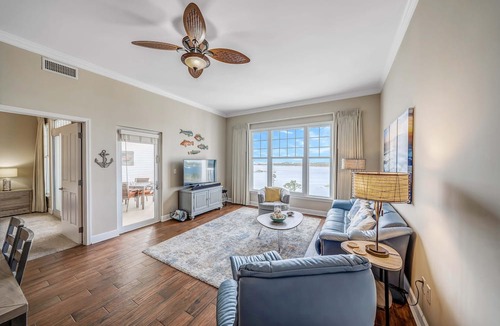 Upper Grand Lagoon Condo | FREE Daily Golf! Reflections 805 Amazing Top Floor View, Resort Pool, Hot Tub